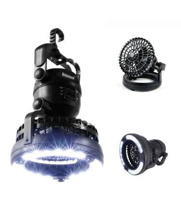Odoland Portable LED Camping Lantern with Ceiling Fan - Hurricane Emergency
