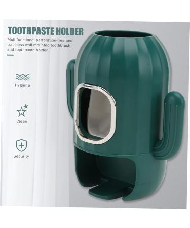 Alipis Automatic Toothpaste Dispenser & Toothbrush Holder - Wall-Mounted Toothpaste Press for Easy Squeezing - Ideal for Home & Travel - Buy Online on SooperMarket.com