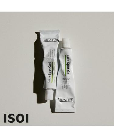 ISOI CICAGO Cica Spot Gel 25g | Calming & Soothing Gel for Sensitive Skin | Instant Relief for Irritation | Korean Skincare - Shop Internationally - Buy Online on SooperMarket.com