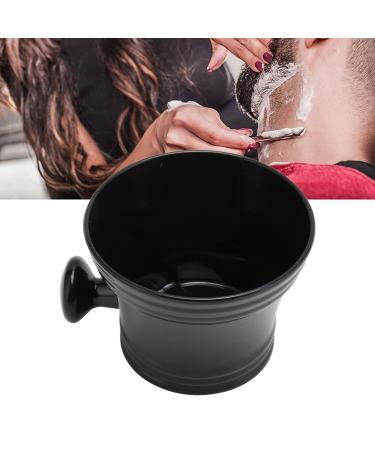 Buy Large Black Shaving Soap Bowl - Lightweight Plastic Shaving Mug for Men | International Shipping Available - Buy Online on SooperMarket.com