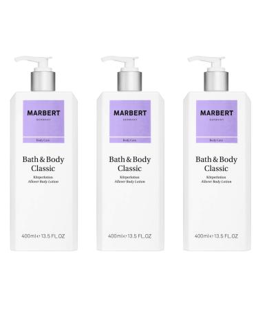 Marbert Bath & Body Classic Body Lotion 3-pack of 400ml 400 ml (pack of 3)