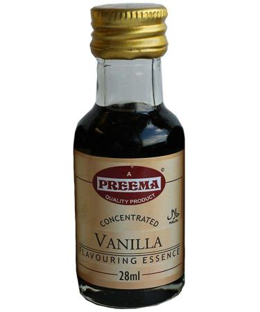 Preema | Vanilla Flavouring Essence 12X28ml X 12 Trays (144 Bottles) | Prefect For Baking | Halal | Premium Quality