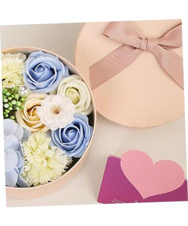 FRCOLOR 2 Pcs Soap Flower Gift Rose Soap Flowers Natural Bar Soap Natural Preserved Rose Soap Romantic Gift Rose Essential Oil Soap Rose Flower Petals Bar Soap Natural Flower Box Christmas - Buy Online on SooperMarket.com
