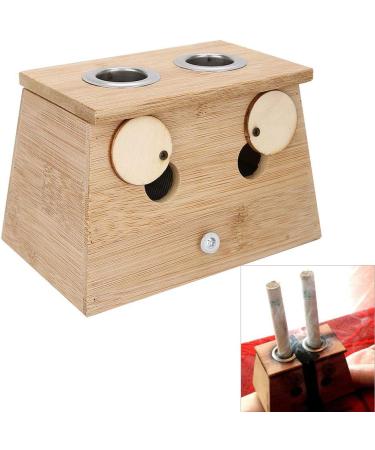 Moxibustion Box - 3 Types Moxa Sticks Burner | Popular Bamboo Box for Health Care & Healing Therapy (2 Holes) - Buy Online on SooperMarket.com