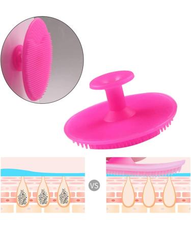 OBSCYON 6-Piece Soft Silicone Face Scrubber Set for Pore Cleansing and Lip Exfoliation - Facial Cleansing Brush, Mask Brush, Lip Brush - Skin Care Tools - Buy Online on SooperMarket.com