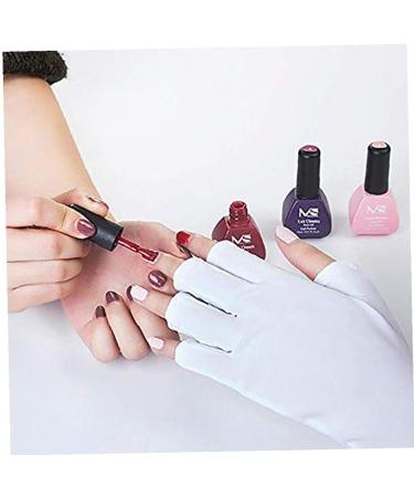 Nail UV Shield Gloves - Anti-UV Sunblock Protective Driving & Manicure Gloves | 1 Pair - Buy Online on SooperMarket.com