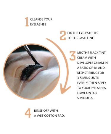 Lash Tint Eyelash Tint Kit - Professional Natural Black Color for Salon & Home Use | 30 Applications - Buy Online on SooperMarket.com