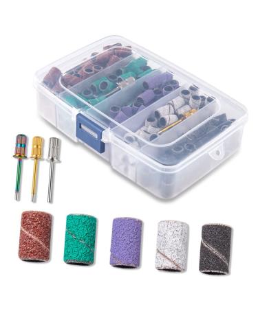 HAPINARY 1 Set Nail Polish Set Refill Nail Files Nail Accessories Manicure Buffing Nail Kits Nail Polishing Band Nail Art Tools Drill Bits for Nails Manicure Band Nail Tool Nail Bit Alloy