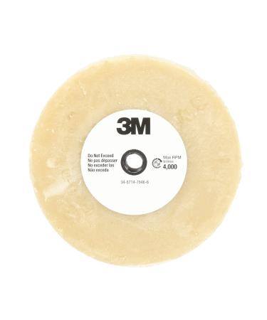 Cubitron 3M Stripe Off Wheel   Adhesive Remover   Eraser Wheel   Removes Decals  Stripes  Vinyl  Tapes and Graphics   4  diameter x 5/8  thick   07499   Pack of 1 No Mandrel