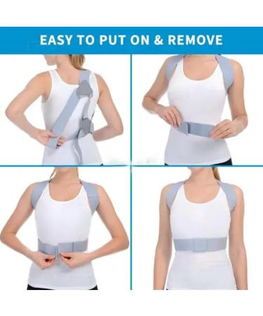 Back Brace | Adjustable Corrector Back Brace Instant Corrector Stretchy Corrector Belt Back Straightener Corrector - Buy Online on SooperMarket.com