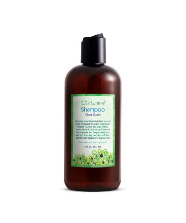 Just Nutritive Dandruff Clear Scalp Shampoo | Anti Dandruff Treatment | Natural Shampoo for Men and Women | Gentle Cleansing Shampoo for Dry Irritated Scalps 16 Fl Oz