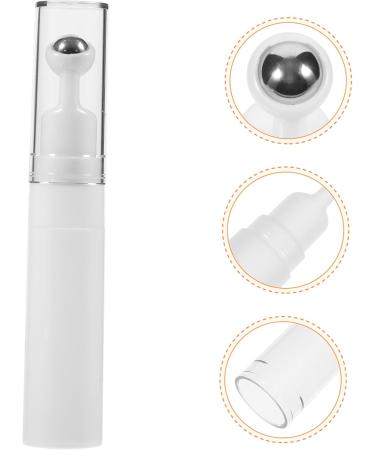 Mikinona Essential Oil Creami Eye Creams Cosmetics Applicator Refillable Cream Bottle Eye Cream Bottle with Roller Tool Essence Container White Travel Bottle Portable - Buy Online on SooperMarket.com