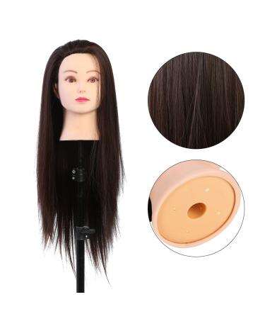 Head Studio Dolls - 60cm Hairdresser Doll for Practice | Blond Brown & Dark Fiber Boil-Proof Hair - Buy Online on SooperMarket.com