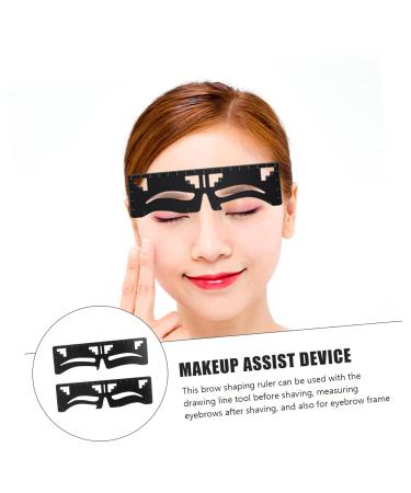Beavorty 4 pcs Extension Drawing Microblading Measure Rulers Practical Location Tools Kit Supplies DIY 1 count (Pack of 1) Blackx2pcs - Buy Online on SooperMarket.com