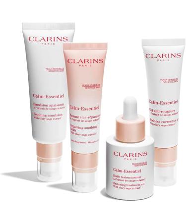 Clarins Calm-Essentiel Redness Corrective Gel with Clary Sage Extract for Sensitive Skin 1 Ounce - Buy Online on SooperMarket.com