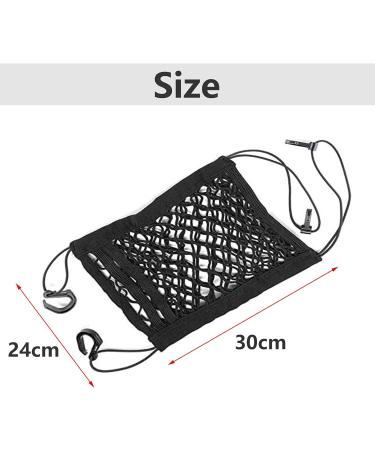 Car Seat Organizer| Elastic Storage Net| Mesh Bag for Car Boot| Backseat Barrier for Pets and Kids - Buy Online on SooperMarket.com