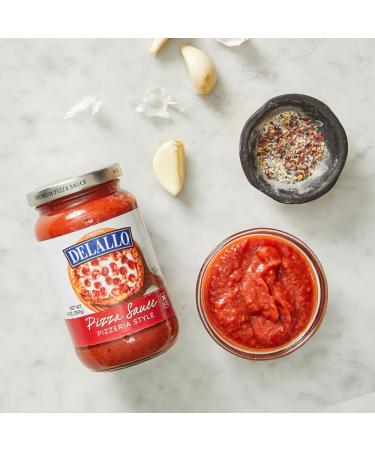 DeLallo Classic Pizzeria-Style Pizza Sauce 14oz Jar - 12-Pack | Authentic Italian Flavor - Buy Online on SooperMarket.com
