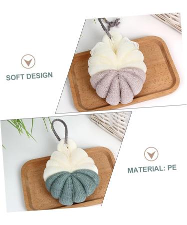 NOLITOY 4 Pcs Bath Bouquet Body Scrubber - Exfoliating Mesh Pouf & Shower Loofah | Spa Quality Shower Scrubber for Deep Cleaning & Relaxation - Buy Online on SooperMarket.com
