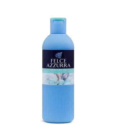 Felce Azzurra Sea Salt - Regenerating Essence Body Wash - New Rich And Velvety Formula - Envelops Your Skin With A Gentle And Light Lather - Features Notes Of White Tea And Marine - 22 Oz
