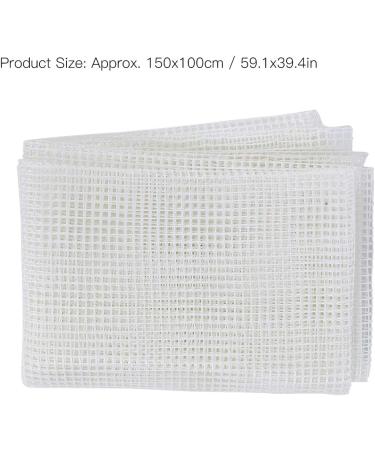 150X100cm Rug Hooking Mesh Canvas for DIY Latch Hooking - GLOGLOW Mesh Fabric Blank Rug Tapestry Canvas - Buy Online on SooperMarket.com