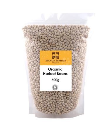 Organic Haricot Beans 500g by Manor Springs Organic