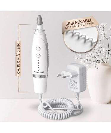 Grundig 17-Piece Electric Manicure Set with LED Light - Superior Nail & Foot Care Kit - Buy Online on SooperMarket.com