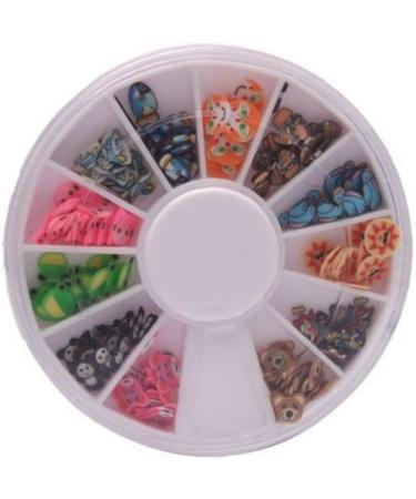 288pcs Mini 3D Fruit & Animal Nail Art Combo Wheels for Nail Decoration - Buy Online on SooperMarket.com