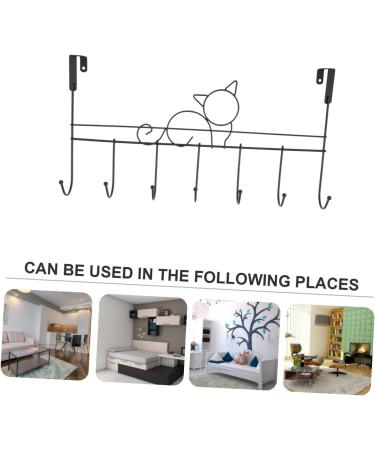 ABOOFAN Jacket Hanger Towel Rack Over Door Towel Hook Cabinet Hooks Over The Door Hook Hangers Clothes -Mounted - Buy Online on SooperMarket.com