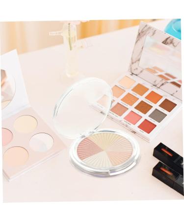 BELLIFFY 1 Box Highlight Powder Highlighting Highlighter Compact Powder Shimmer Powder for Face Plastic Shell - Buy Online on SooperMarket.com