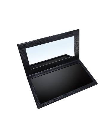 Allwon Magnetic Palette Empty Eyeshadow Makeup Palette with Shatterproof Mirror for Eyeshadow Lipstick Blush Powder (Black)