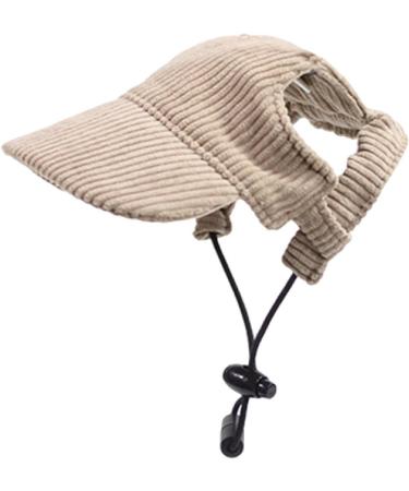 Predolo Fashionable Dog Solar Hat - Sun Protection Cap for Small Dogs | Stylish Peaked & Baseball Cap with Ear Holes - Buy Online on SooperMarket.com