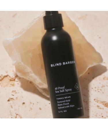 Blind Barber 40 Proof Sea Salt Spray for Men - Volumizing Texture Mist for Effortless Waves & Matte Finish - 6oz - Buy Online on SooperMarket.com