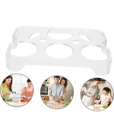 Mikikit Egg Storage Box Storage Bins Storage Drawers Boiled Eggs Server Egg Holder Platter Refrigerator Assorted Color 14.8x9.7x2cm - Buy Online on SooperMarket.com