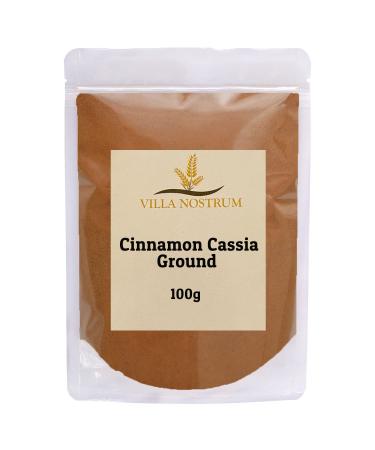 Cinnamon Powder (Cassia) 100g by Villa Nostrum Ground Non GMO Non Irradiated Keto Friendly