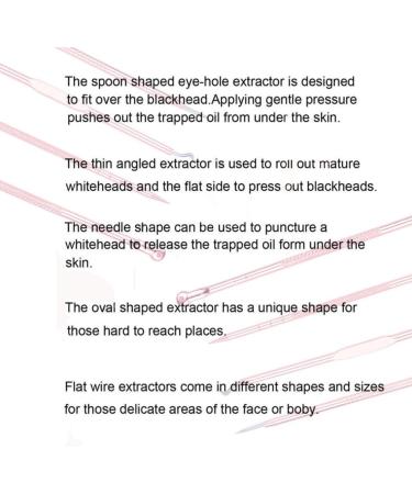 pimple extractor 4PCS/SET Blackhead Removal Tool Pimple Cleansing Tool Kit Stainless Steel Acne Pimple Extractor Acne Remover Tool With Box(Rose Gold) - Buy Online on SooperMarket.com