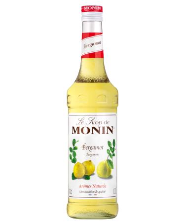 MONIN Premium Bergamot syrup 700 ml for Cocktails and Mocktails. Vegan-Friendly Allergen-Free 100% Natural Flavours and Colourings. Sugar Syrup Bergamot Flavoured Vegan Syrup 700 ml (Pack of 1)
