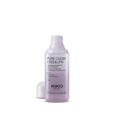 KIKO Milano Pure Clean Eyes & Lips | Two-phase make-up remover for eyes and lips Cherry Blossom 125 ml (1 pack)