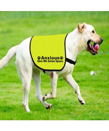 Nervous Anxious Dog Give Me Some Space Dog Jacket Vest Alert Slogan Warning Vest Rescue Dogs Anxious Dogs Gift (give space Anxious Large) give space Anxious L EU - Buy Online on SooperMarket.com