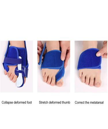 Bunion Toe Separator & Straightener for Hallux Valgus Correction - Toe Spacer & Overlapping Toes Corrector for Men and Women (Right) - Buy Online on SooperMarket.com