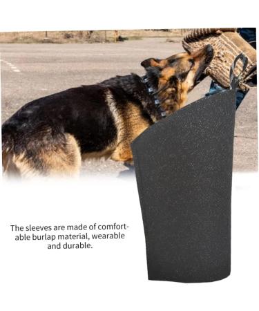 Dog Bite Sleeves Soft Dog Training Arm Sleeve Bite Training Protection Sleeve Black Burlap Arm Protection Sleeves for Dog Training Supplies - Buy Online on SooperMarket.com