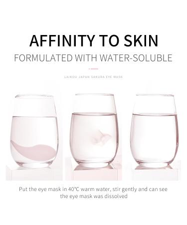 Eye Mask JAPAN SAKURA - 100pcs Nourishing Eye Patches for Puffy Eyes Dark Circles & Under Eye Bags - Buy Online on SooperMarket.com