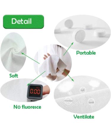 Zonsuse Portable Mini Compressed Towels - 60 PCs Disposable Travel Camping & Hotel Use - Buy Online on SooperMarket.com