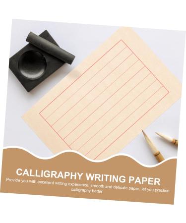 EXCEART 50 Sheets Rice Paper Japanese Stationary Raw Xuan Paper Calligraphy Paper for Practice China Pen As Shown 29x19cm - Buy Online on SooperMarket.com