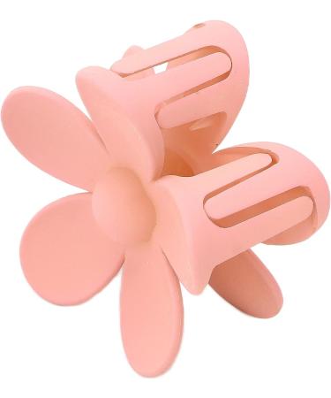 Flower Shape Hair Claw Clips Good Decoration Effect Lightweight Matte Surface Hair Catch Clip Non Slip Alloy Spring for Women Girls Headwear(Meat meal) - Buy Online on SooperMarket.com