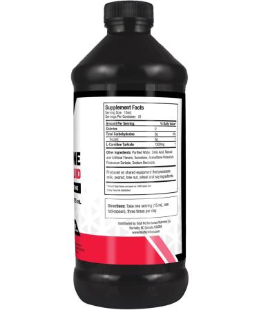 BioX L-Carnitine Liquid 1200mg | 100% Pure L-Carnitine Tartrate | Stimulant Free Weight Loss Support Exercise Performance Muscle Recovery | Sugar Free Calorie Free | 473 mL Blue Raspberry (Pack of 1) 473 ml (Pack of 1) - Buy Online on SooperMarket.com