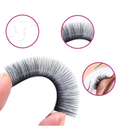 Fadlash Easy Fan Lashes C Curl 0.05 13-16mm Mixed Length - Natural Look Self Fanning Russian Eyelashes Extensions - Buy Online on SooperMarket.com
