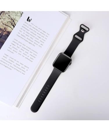 Acrbiutu Silicone Sport Band for Apple Watch 38/40/41mm - Black, S/M - Buy Online on SooperMarket.com