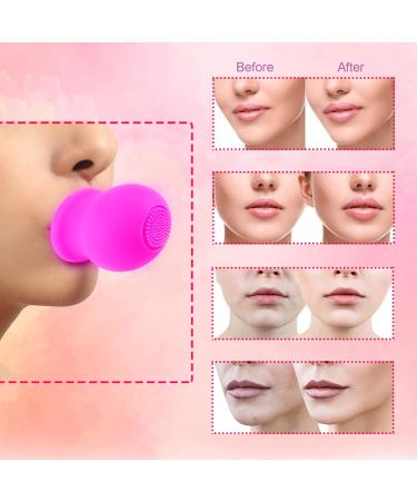 Lips Plumper Tool - Magical Silicone Suction Device for Full Lips | Fast Beauty & Massage Brush (Pink) - International Shipping Available - Buy Online on SooperMarket.com