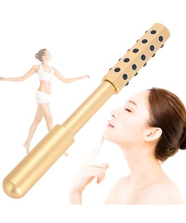 Facial Massage Roller  Germanium Particle Anti-Wrinkle Facial Beauty Bar  Face Roller For Face Lift  Durable Massager Relieve Fatigue  Skin Firming  Wrinkle Removal Oro