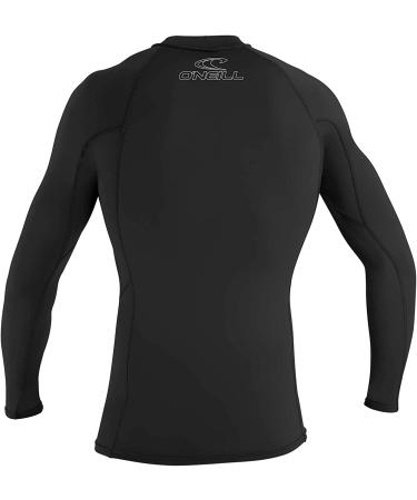 O'Neill Men's Basic Skin UPF 50+ Long Sleeve Rash Guard - Black, Size M - Buy Online on SooperMarket.com